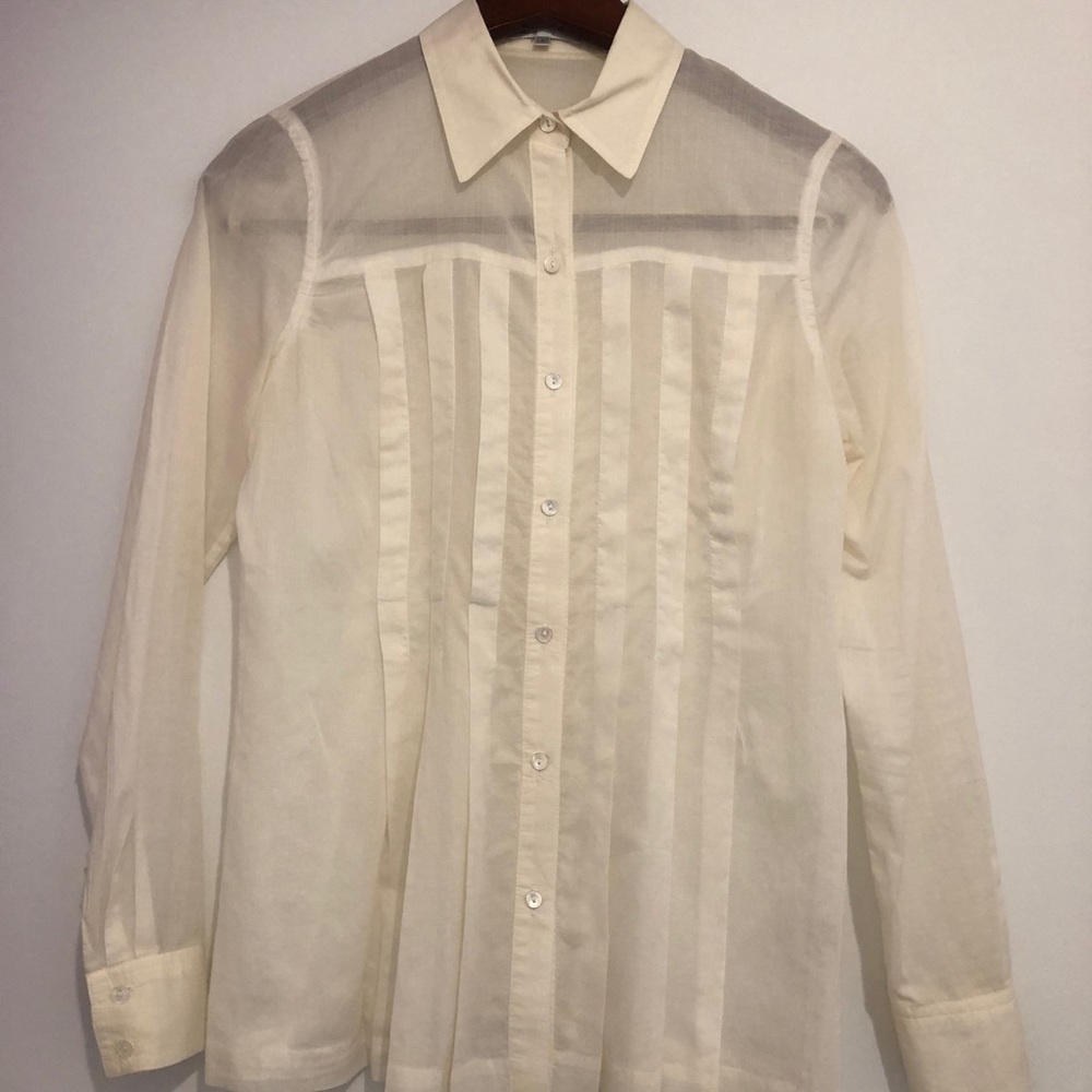 VINCE PLEATED TOP